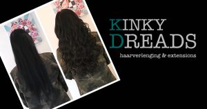 haarverlenging en extensions door Kinky Dreads